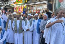 بعدد بلغ (٧٦٧) …  بعثة البحر الأحمر تستقبل حجيج الولاية بمكة .    
