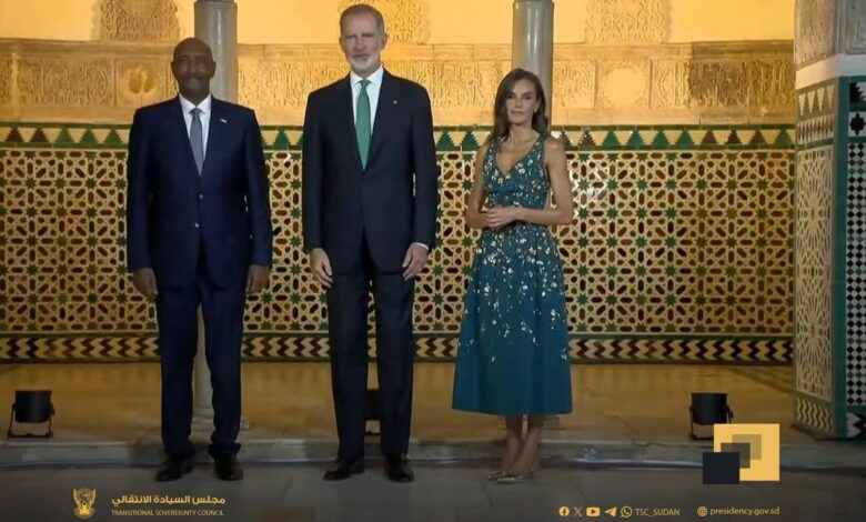 ملك أسبانيا يستقبل رئيس مجلس السيادة الانتقالي ملك أسبانيا يستقبل رئيس مجلس السيادة الانتقالي