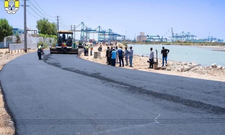 شركة الموانئ الهندسية تكمل سفلتة( خمسة )طرق داخلية ببورتسودان شركة الموانئ الهندسية تكمل سفلتة( خمسة )طرق داخلية ببورتسودان