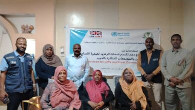 تدشين الجولة الثانية من مشروع تقديم خدمات الرعاية الصحية الأساسية للنازحين والمجتمعات المتأثرة بالحرب.    