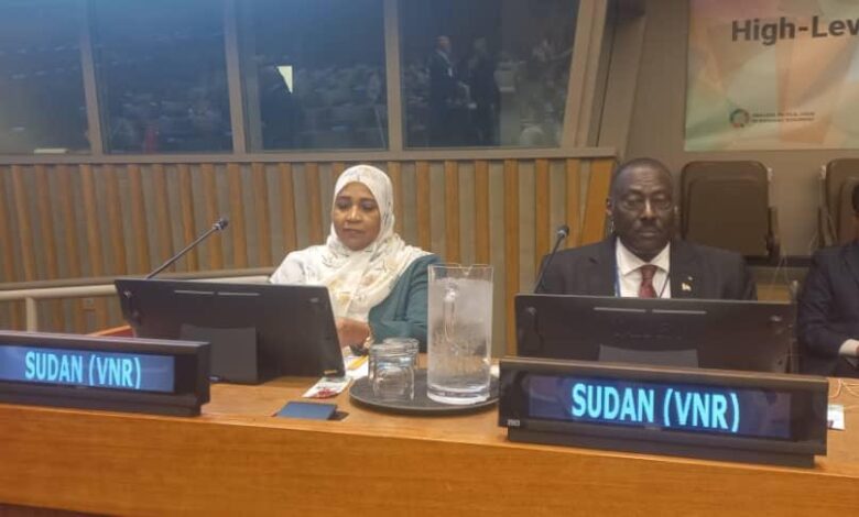 السودان يقدم تقريره الوطني الطوعي في المنتدى السياسي الرفيع المستوى حول التنمية المستدامة في مباني الأمم المتحدة بنيويورك السودان يقدم تقريره الوطني الطوعي في المنتدى السياسي الرفيع المستوى حول التنمية المستدامة في مباني الأمم المتحدة بنيويورك