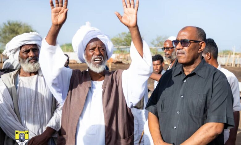 لقاء هام بين والي البحر الأحمر ووفد مجمع البركة للألبان لقاء هام بين والي البحر الأحمر ووفد مجمع البركة للألبان