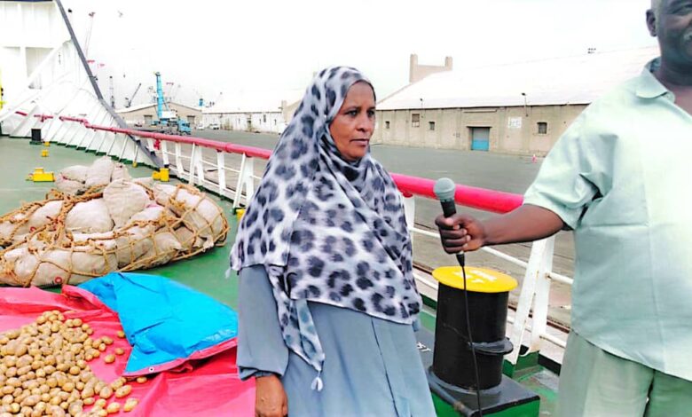 وصول اول شحنات تقاوي البطاطس من هولندا إلى السودان