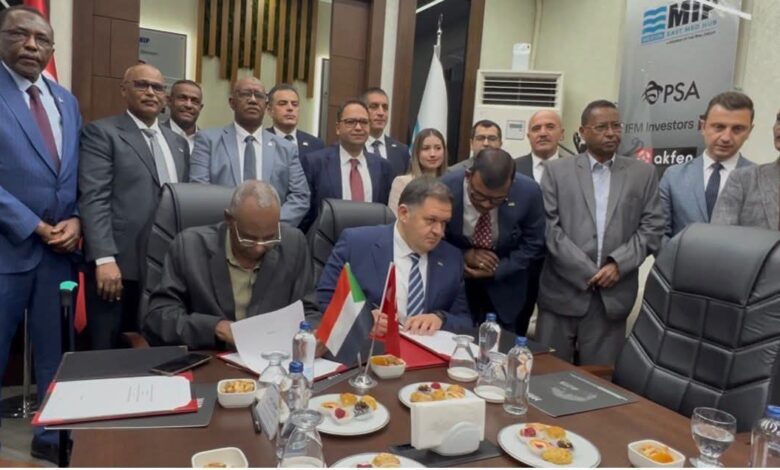 اتفاق توأمة بين ميناء بورتسودان وميناء مرسين التركي   